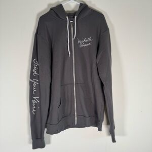 Michelle Obama Becoming Find Your Voice Zip-Up Hoodie XL